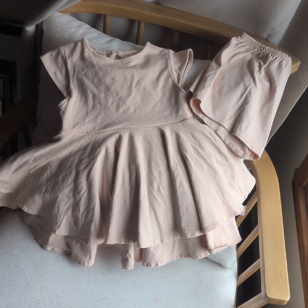Omi Jo for Well Dressed Wolf | Pale Dogwood Double Tier Flare Dress Set